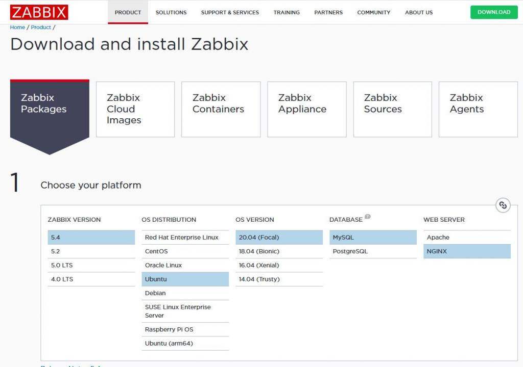 Zabbix 5 установка и настройка ubuntu